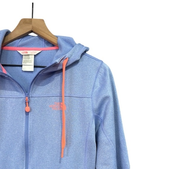 The North Face Periwinkle Full Zip Hooded Athletic Jacket Size Medium - Picture 7 of 16